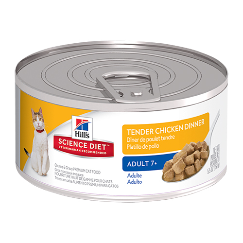 Hill's Science Diet Adult 7+ Tender Chicken Dinner Senior Canned Cat Food  156 gm