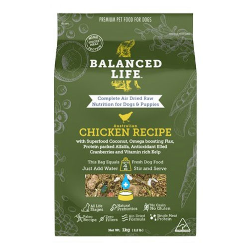 Balanced Life Rehydrate Dry Dog Food Chicken for Food