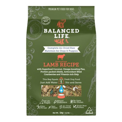 Balanced Life Rehydrate Dry Dog Food Lamb for Food