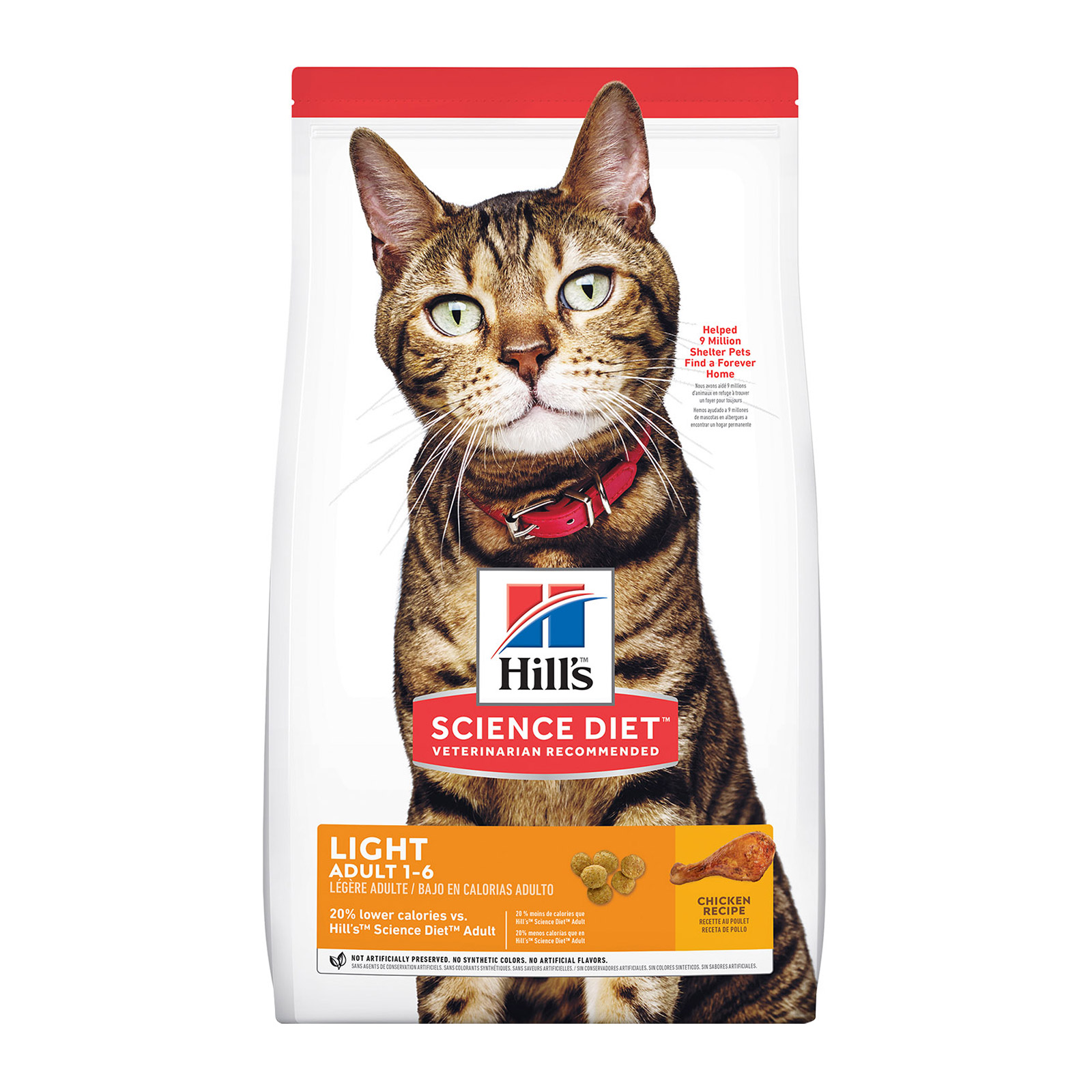 Hill's Science Diet Adult Light Chicken Dry Cat Food for Food