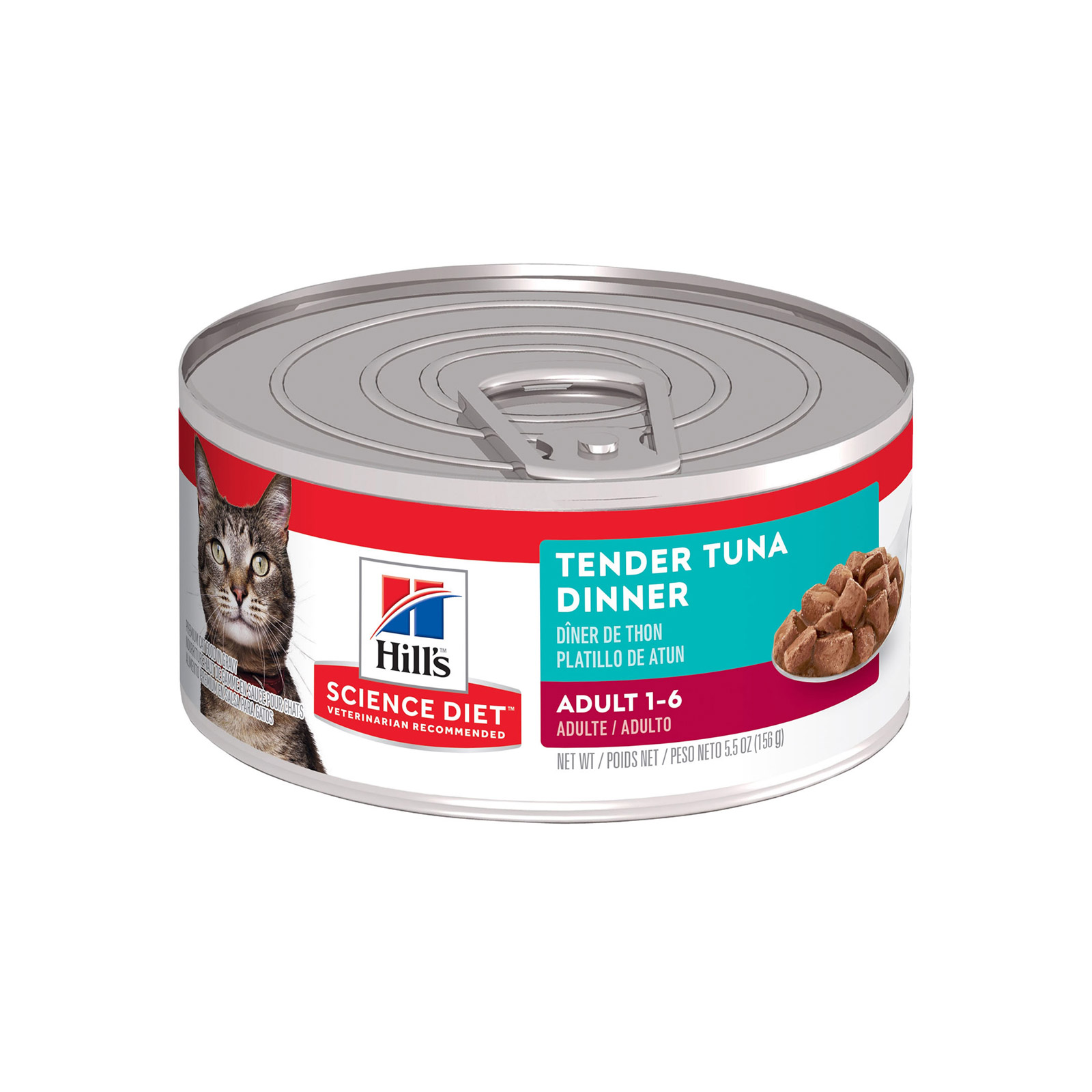 Hill's Science Diet Adult Tender Tuna Dinner Canned Wet Cat Food for Food