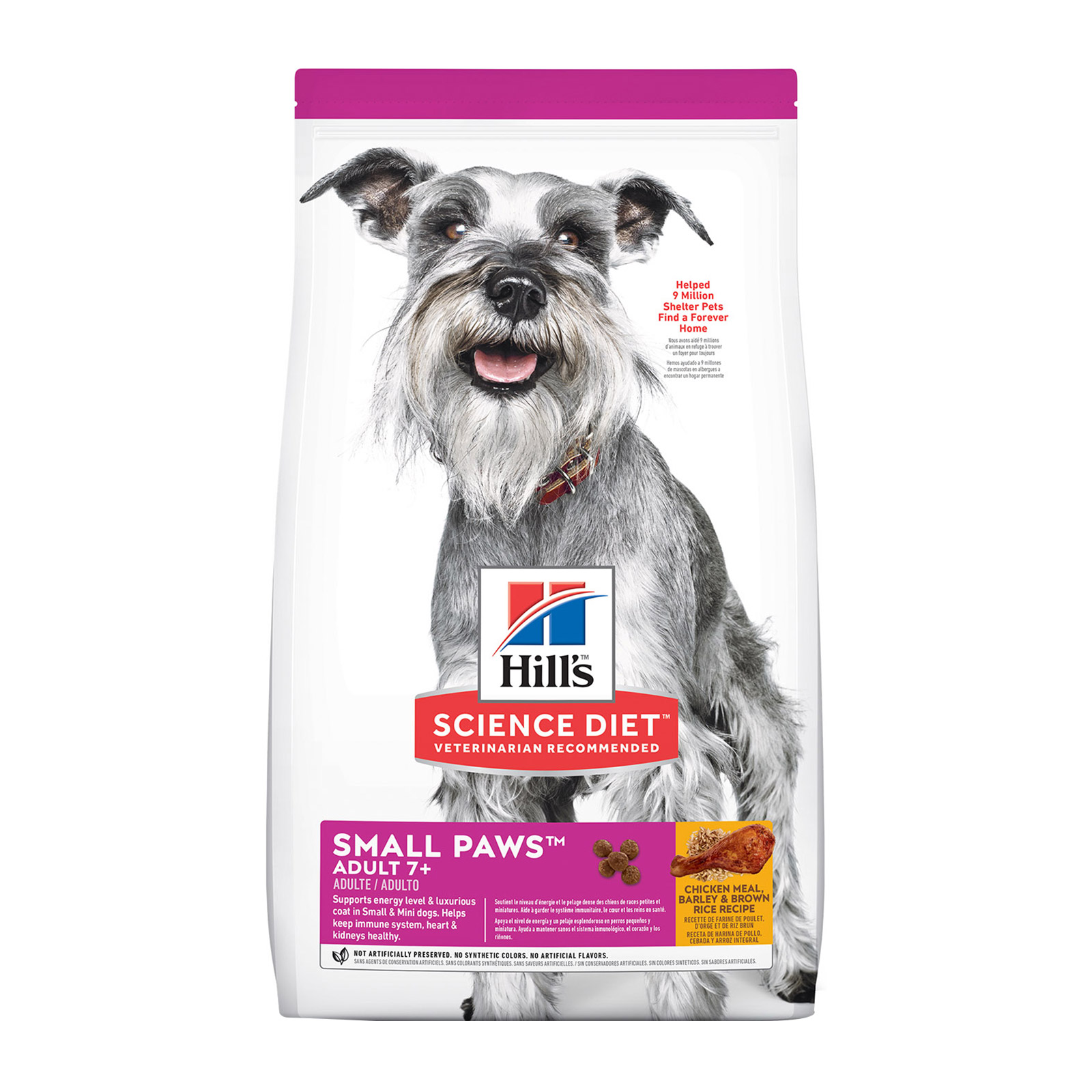 Hill's Science Diet Adult 7+ Small Paws Chicken, Barley & Rice Dry Dog Food for Food