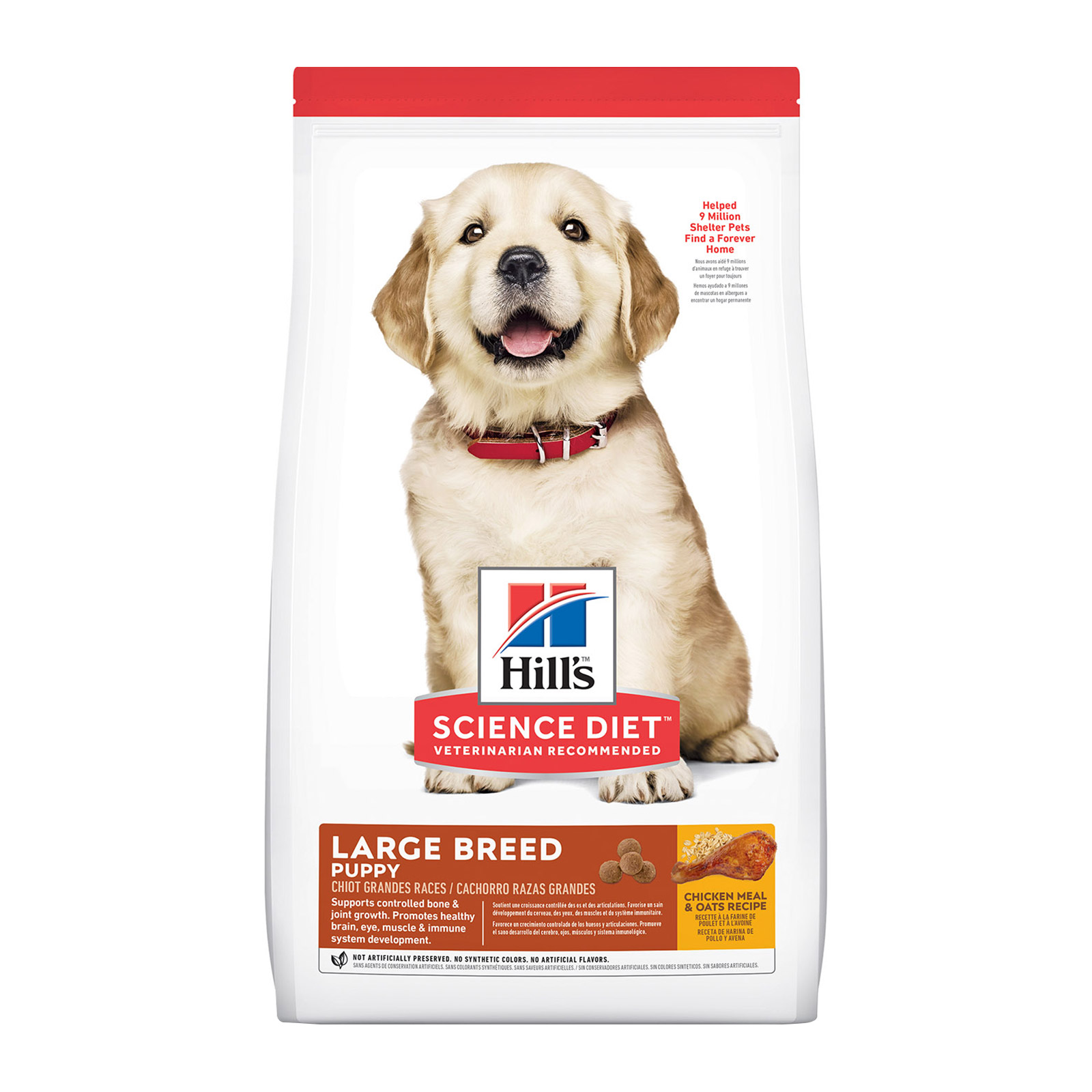 Hill's Science Diet Puppy Large Breed Chicken & Oats Dry Dog Food for Food