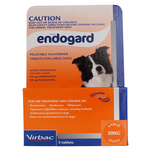 Endogard For Dogs For Large Dogs 20Kg (Orange)