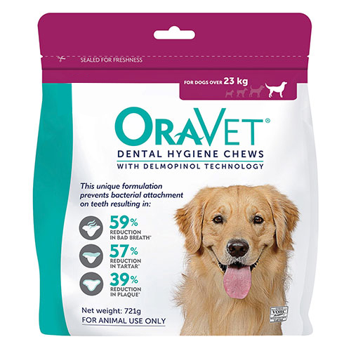 Oravet Dental Chews for Large Dogs (14 Pieces) Violet