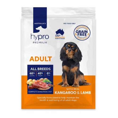 Hypro Premium Kangaroo and Lamb Dry Dog Food for Food