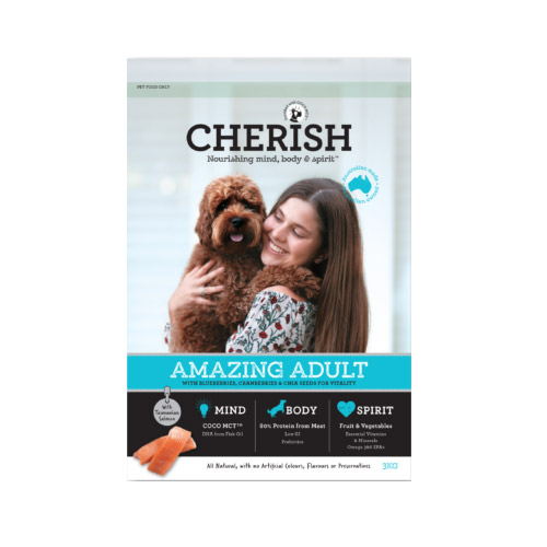 Cherish Amazing Adult Salmon And Chicken Dry Dog Food for Food