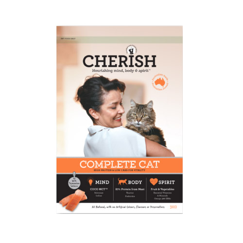 Cherish Complete Adult Cat Salmon And Chicken Dry Cat Food for Food