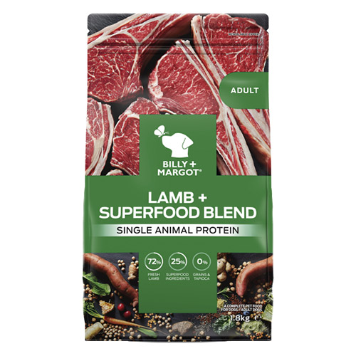 Billy & Margot Dog Adult Lamb and Superfoods for Food