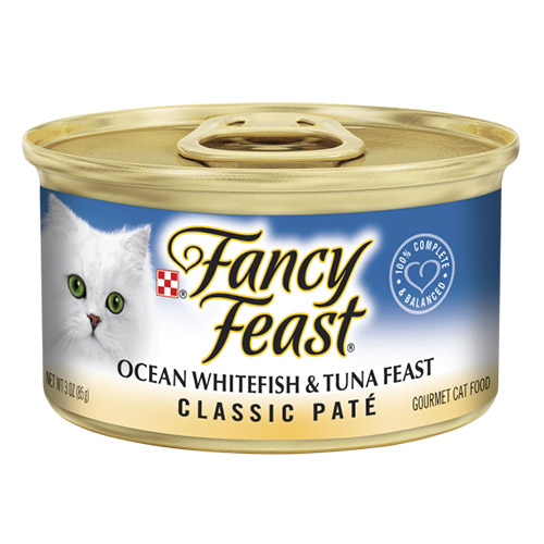 FANCY FEAST CAT ADULT CLASSIC WHITEFISH & TUNA 85g X 24 Cans