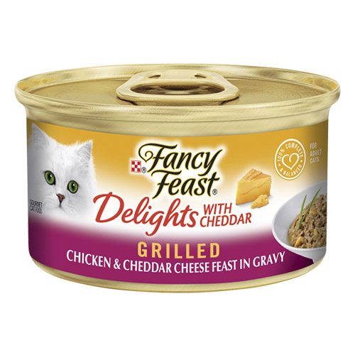 Fancy Feast Cat Adult Delights Cheddar Chicken 85g X 24 Cans