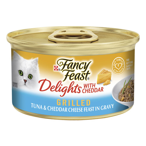 Fancy Feast Cat Adult Delights Cheddar Tuna for Food