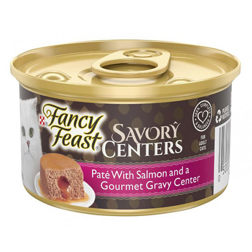 Fancy Feast Cat Adult Savoury Centres Salmon Pate for Food