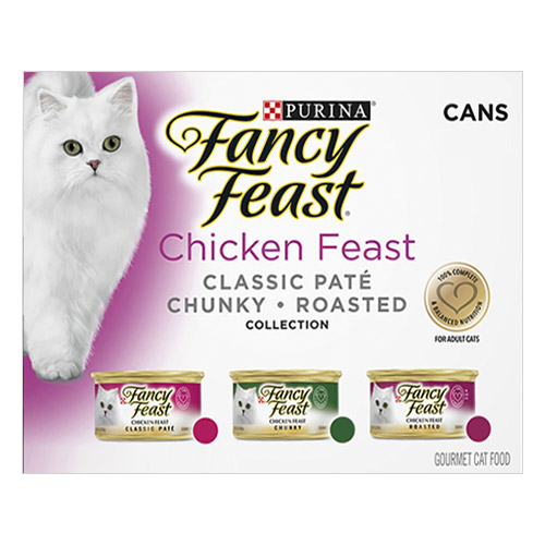 Fancy Feast Cat Adult Variety Pack Chicken Feast 85g X 24 Cans
