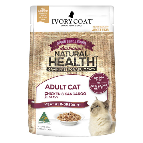 Ivory Coat Cat Adult Grain Free Chicken and Kangaroo in Gravy for Food