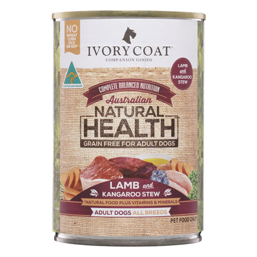 Ivory Coat Dog Adult Grain Free Lamb and Kangaroo Stew for Food