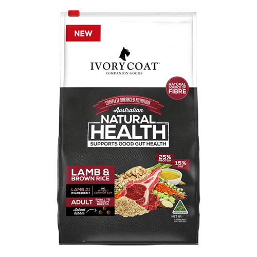 Ivory Coat Dog Adult Lamb and Brown Rice for Food