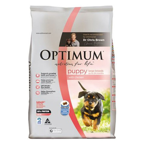 Optimum Puppy Large Breed Chicken for Food