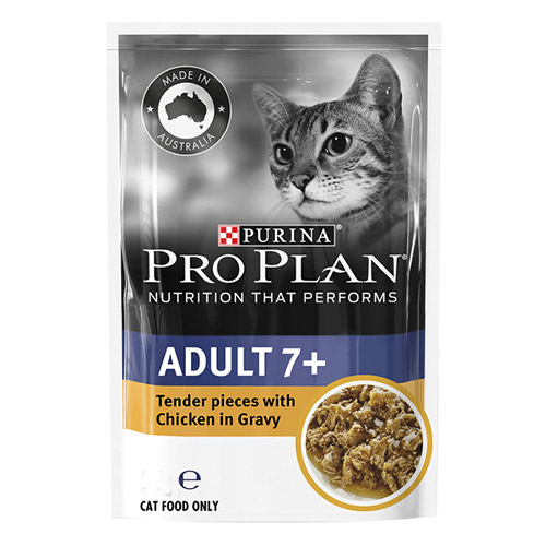 Pro Plan Cat Senior 7+ Chicken Pouch for Food