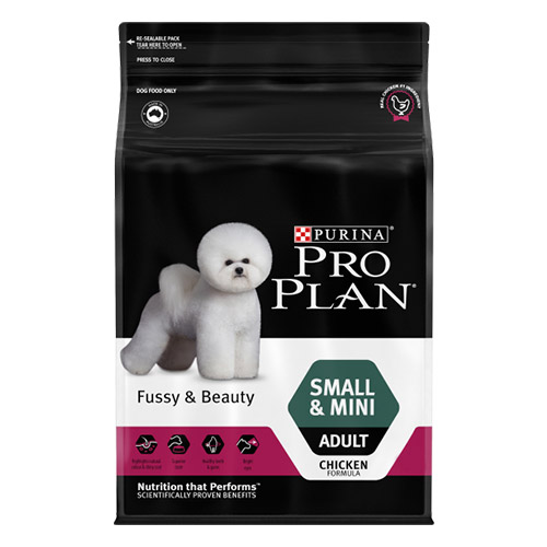 Pro Plan Dog Adult Fussy & Beauty Small & Mini Breed for Food