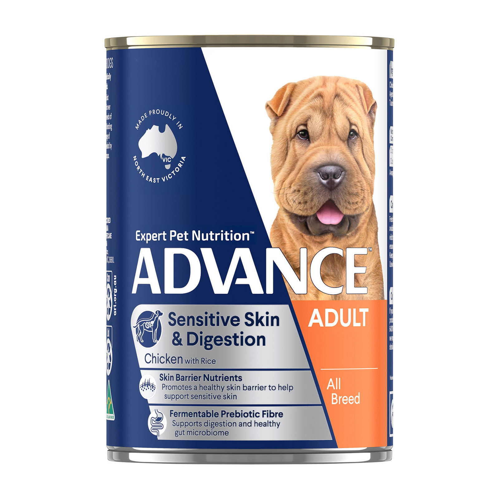 Buy Advance Adult Dog Sensitive All Breed With Chicken & Rice Cans 700