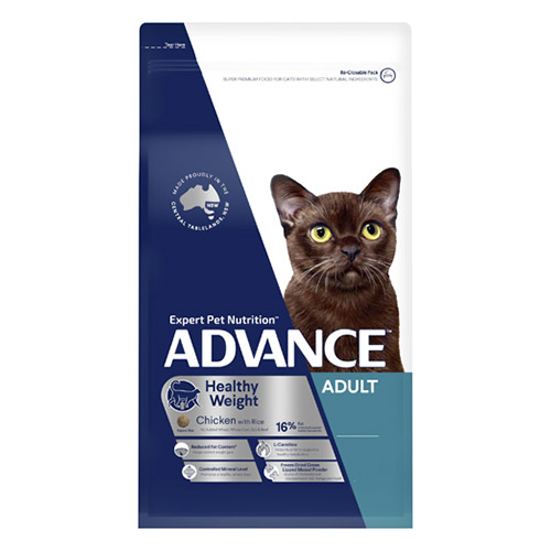 Advance Healthy Weight Adult Dry Cat Food Chicken with Rice for Food