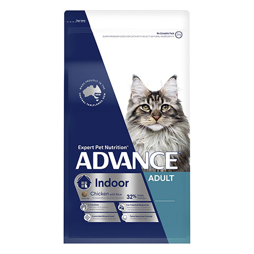 Advance Indoor Adult Dry Cat Food Chicken with Rice for Food