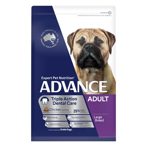 ADVANCE Triple Action Dental Care Large Breed - Chicken with Rice for Food