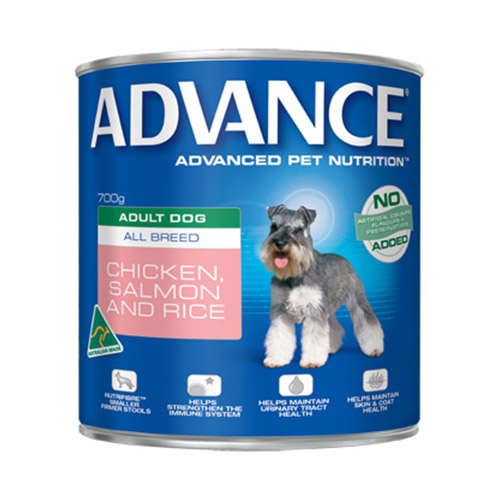 Advance Adult Dog All Breed with Chicken, Salmon & Rice Cans 700 gm