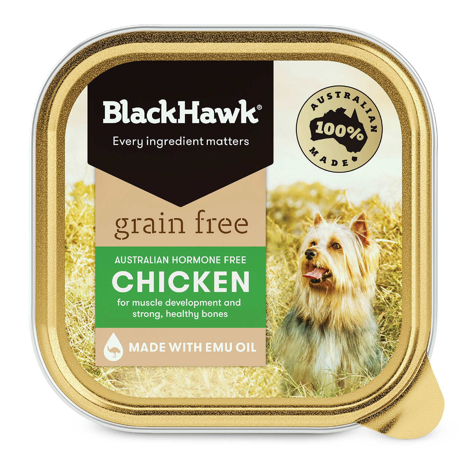 Black Hawk Grain Free Chicken Canned Dog Food  100 gm