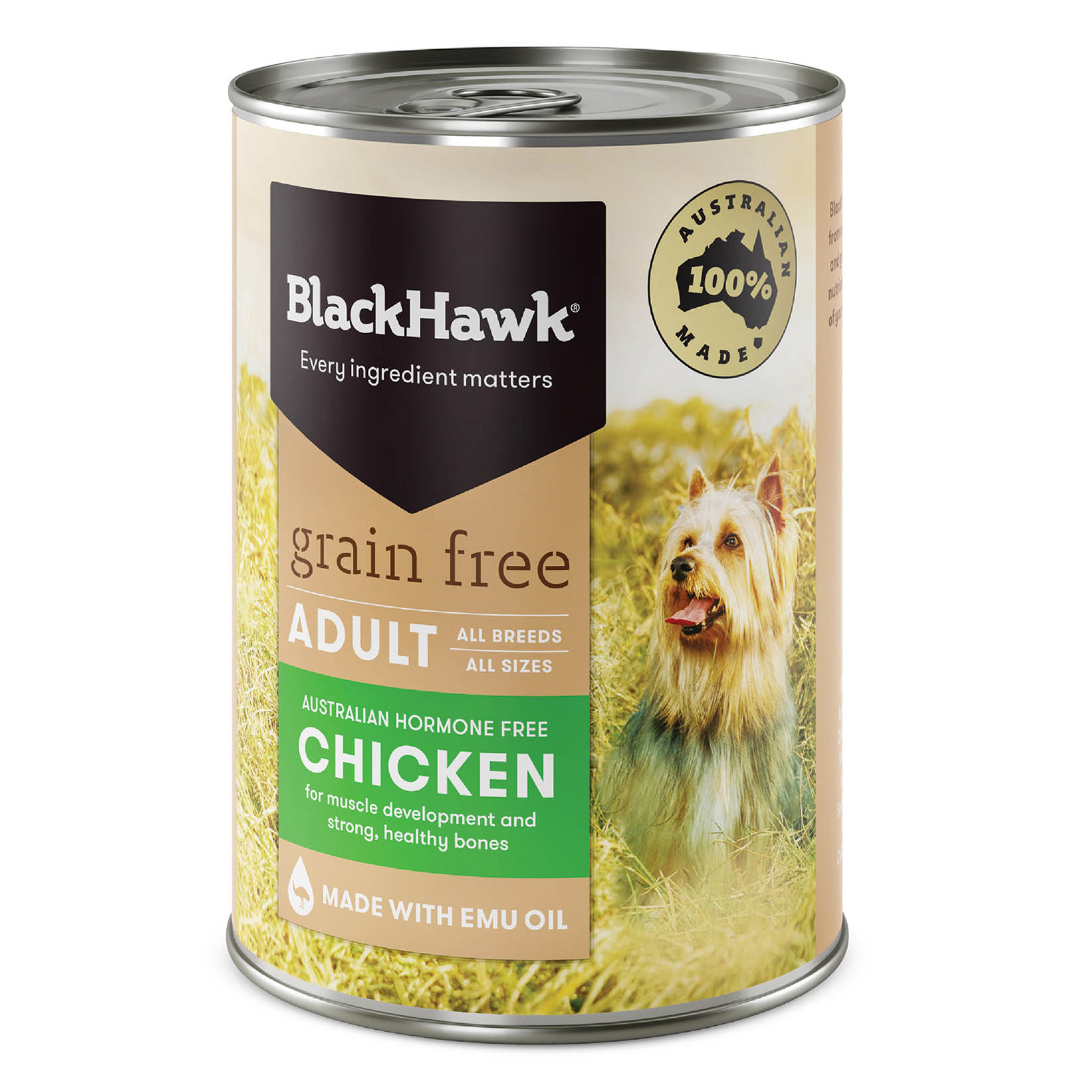 Black Hawk Grain Free Chicken Canned Dog Food  400 gm
