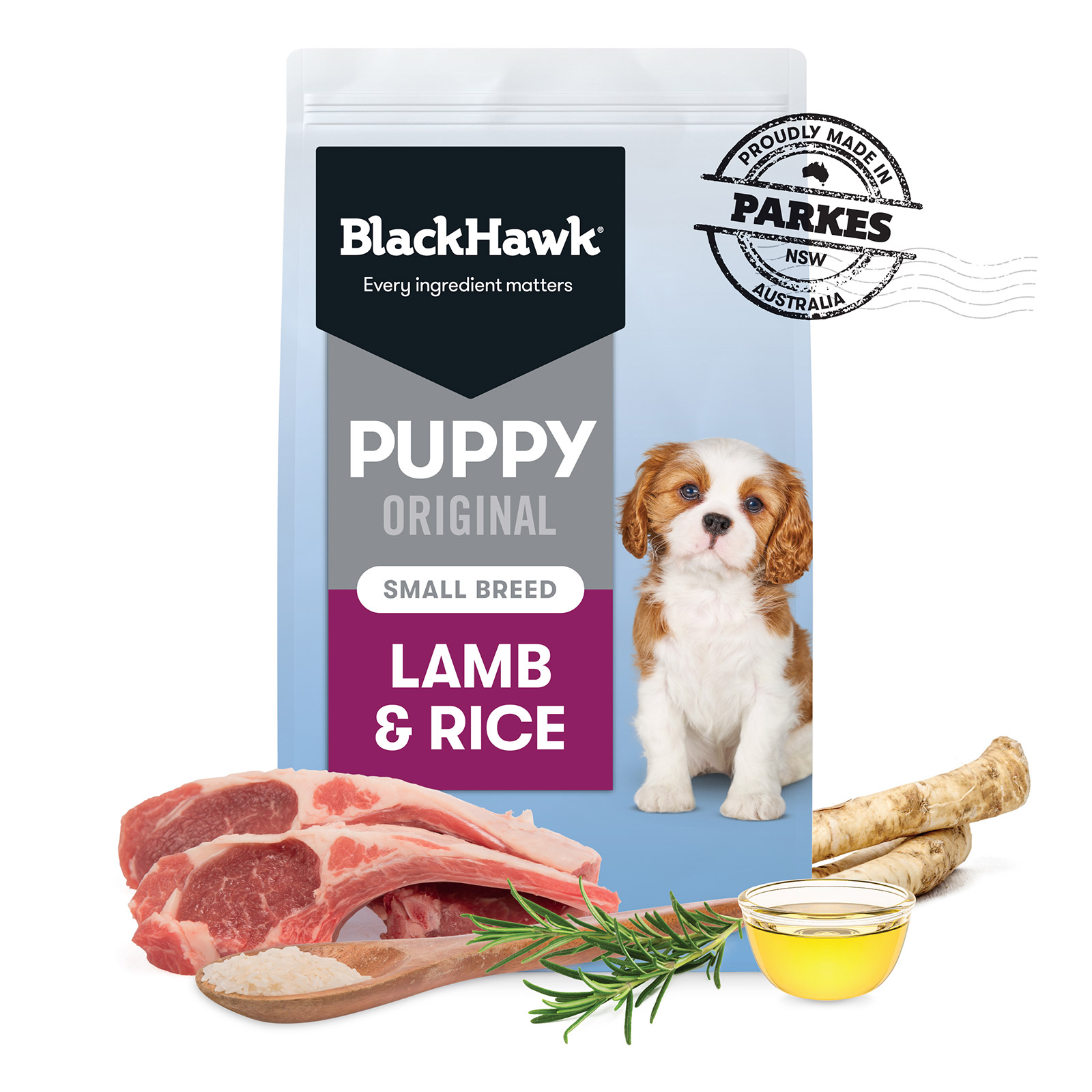 Black Hawk Puppy Original Small Breed Lamb and Rice for Food