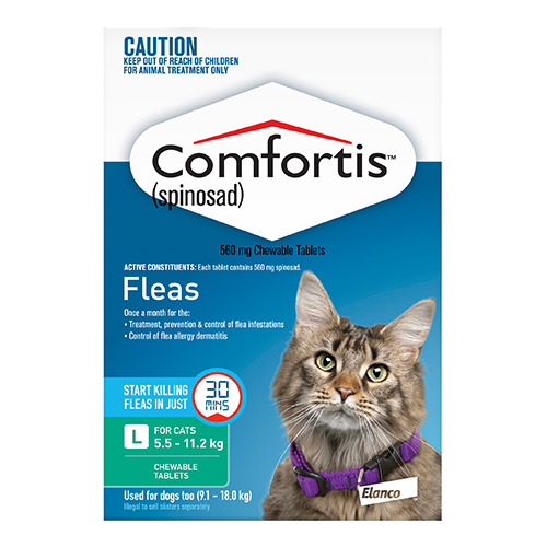 Comfortis For Cats 5.5-11.2 KG (Green)