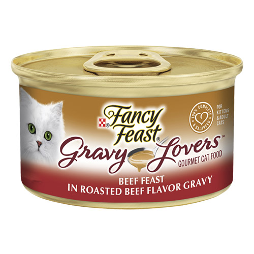 Fancy Feast Cat Adult Gravy Lovers Beef for Food