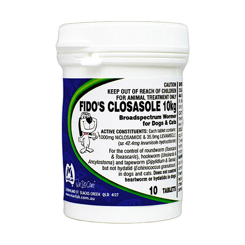 Fidos Closasole Broad Spectrum Wormer for Dogs & Cats for Dogs