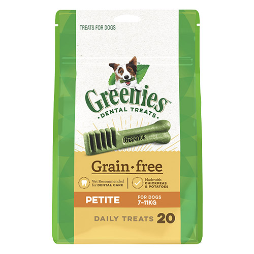 GREENIES GRAIN FREE PETITE 7-11 Kgs 60'S