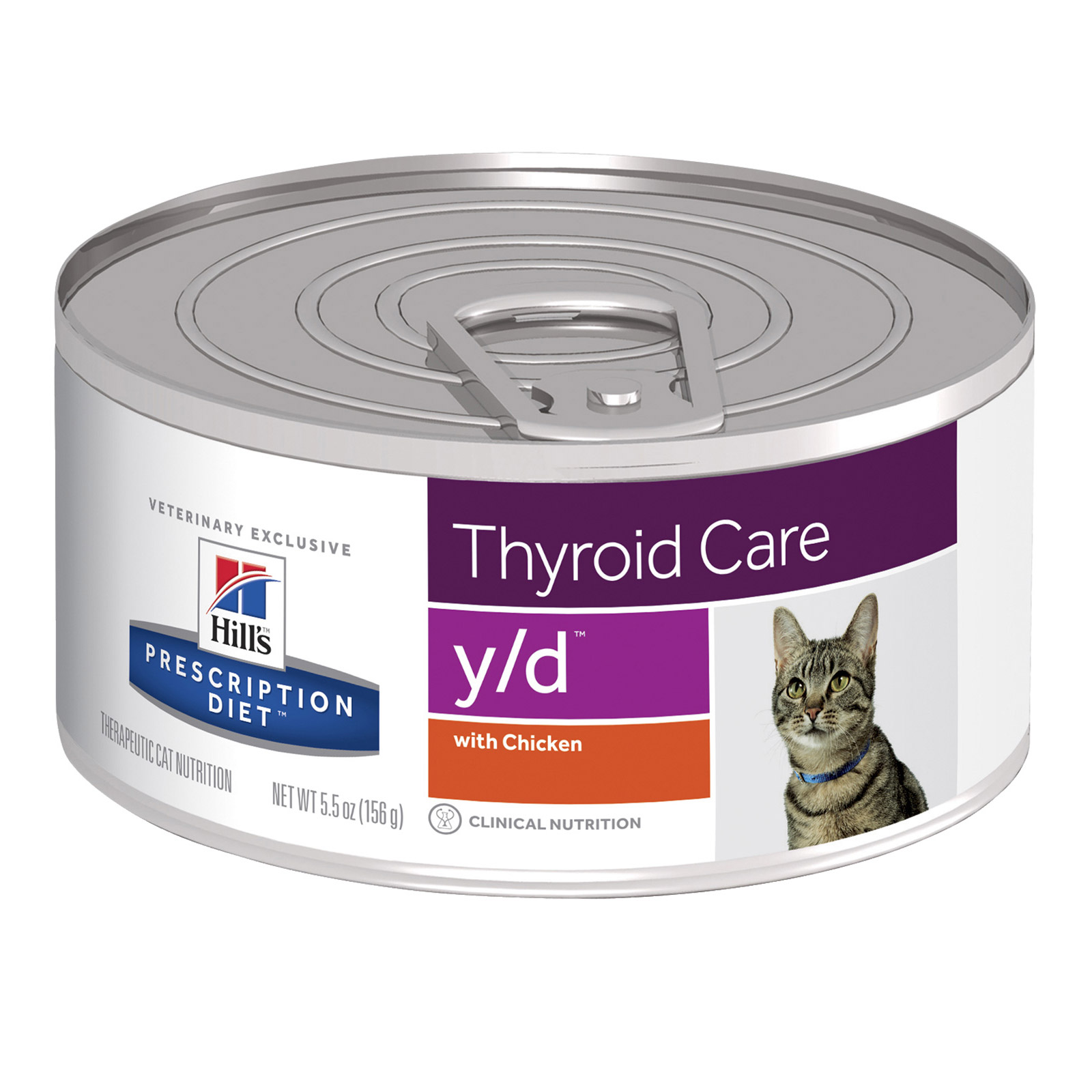 Hill's Prescription Diet Feline y/d Thyroid Care Chicken Cans for Food