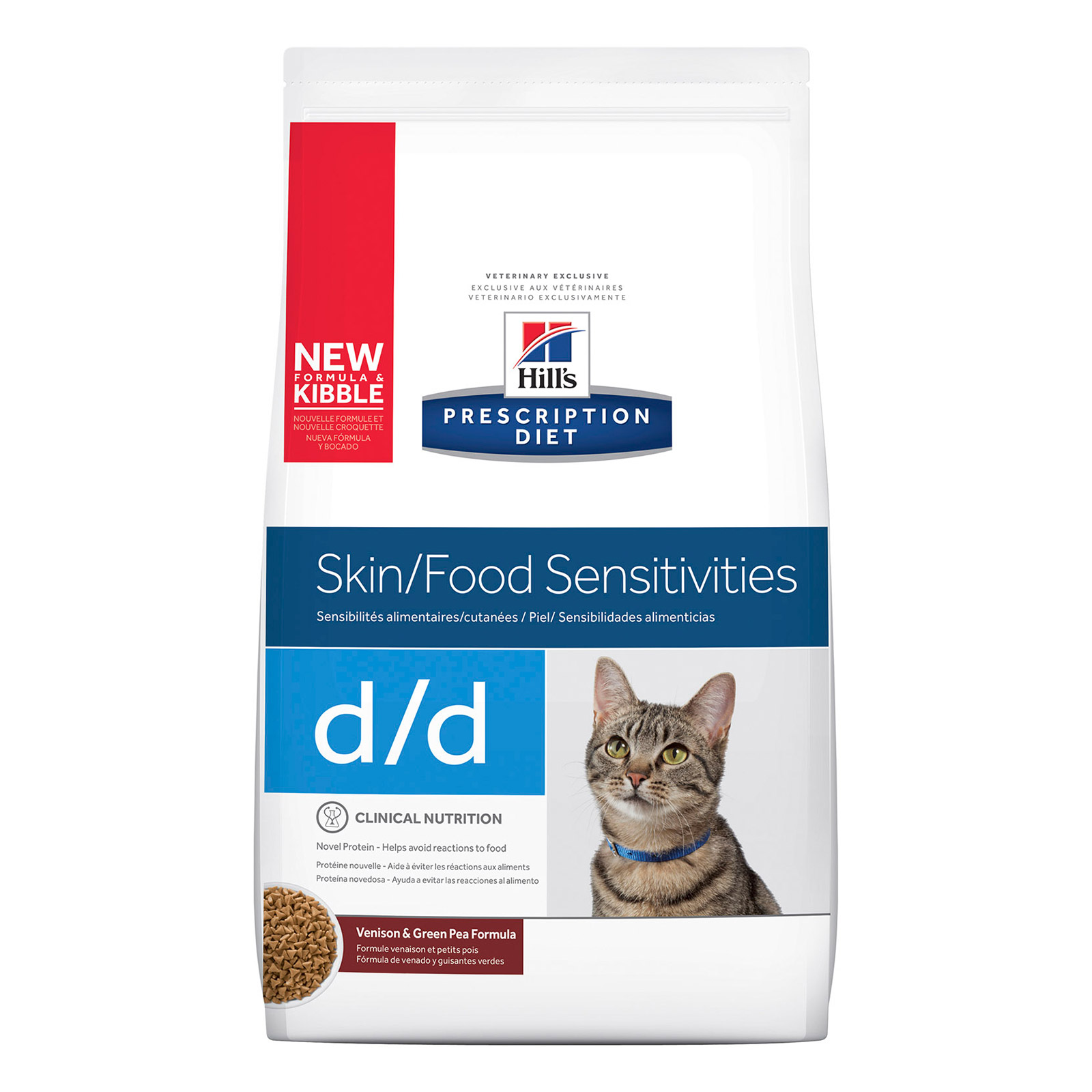 Hill's Prescription Diet d/d Venison & Green Pea Formula Dry Cat Food for Food
