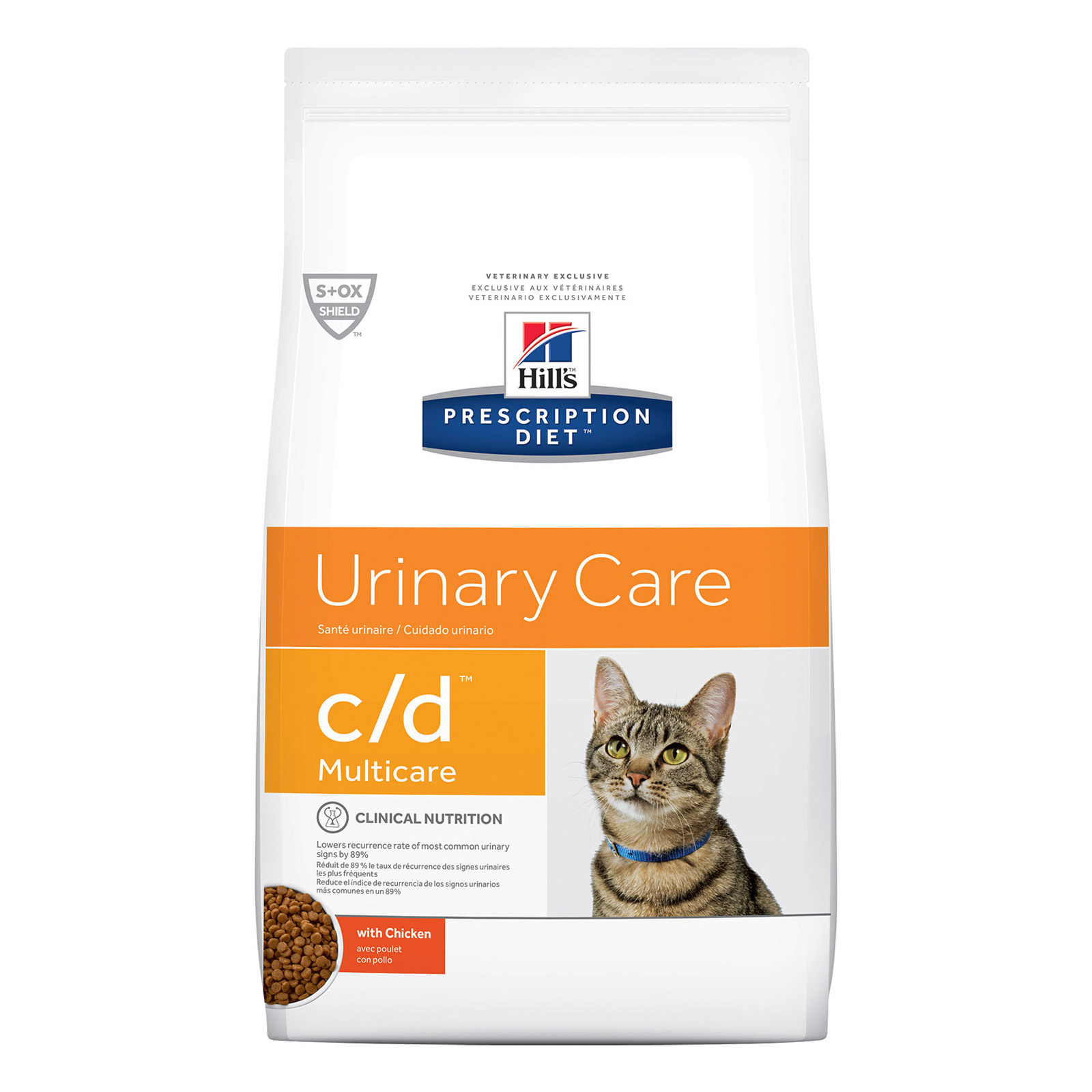 Hill's Prescription Diet c/d Feline Multicare Urinary Care with Chicken Dry for Food