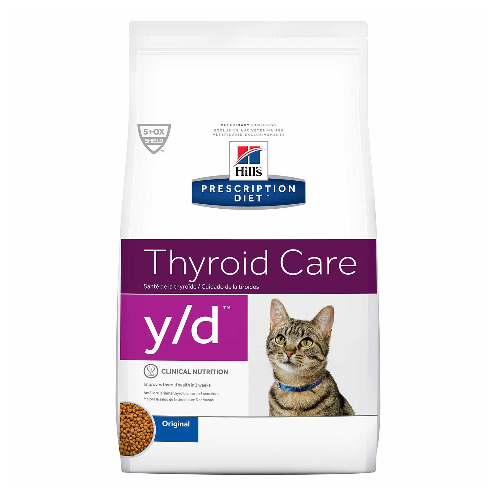 Hill’s Prescription Diet Feline y/d Thyroid Care Dry  for Food