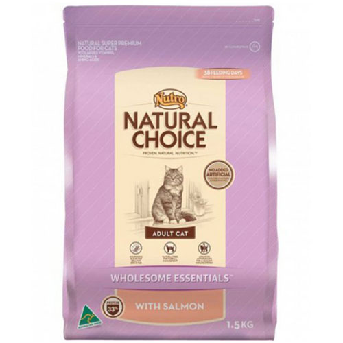 Nutro Natural Choice Adult Cat Wholesome Essentials Salmon Formula for Food