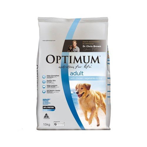 Buy Optimum Adult With Chicken, Vegetable & Rice Dry Dog Food Free