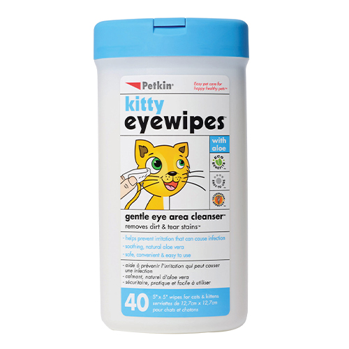 Buy Petkin Kitty Eye Wipes For Cats And Kittens Free Shipping
