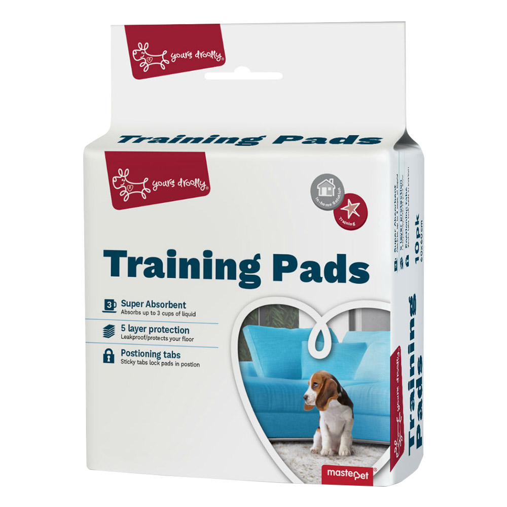 Yours Droolly Puppy Training Pads 10 Pads