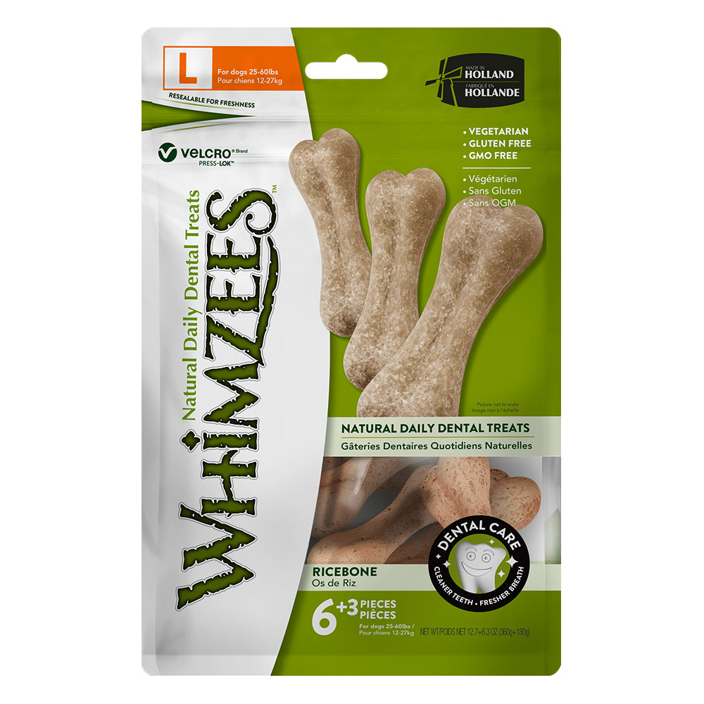 Whimzees RiceBone M-L Value Bag for Food