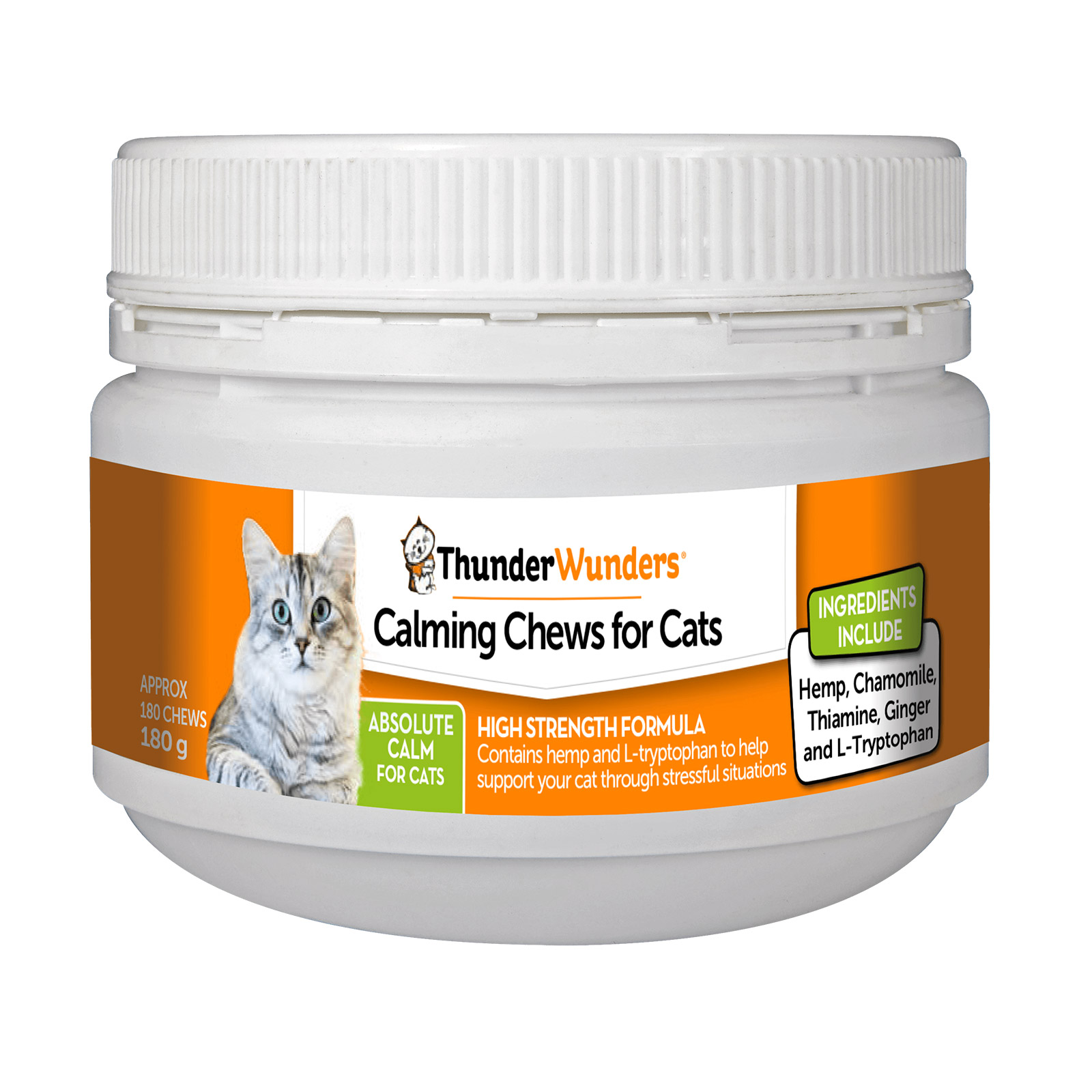 ThunderWunder Calming Chews For Cats for Dogs