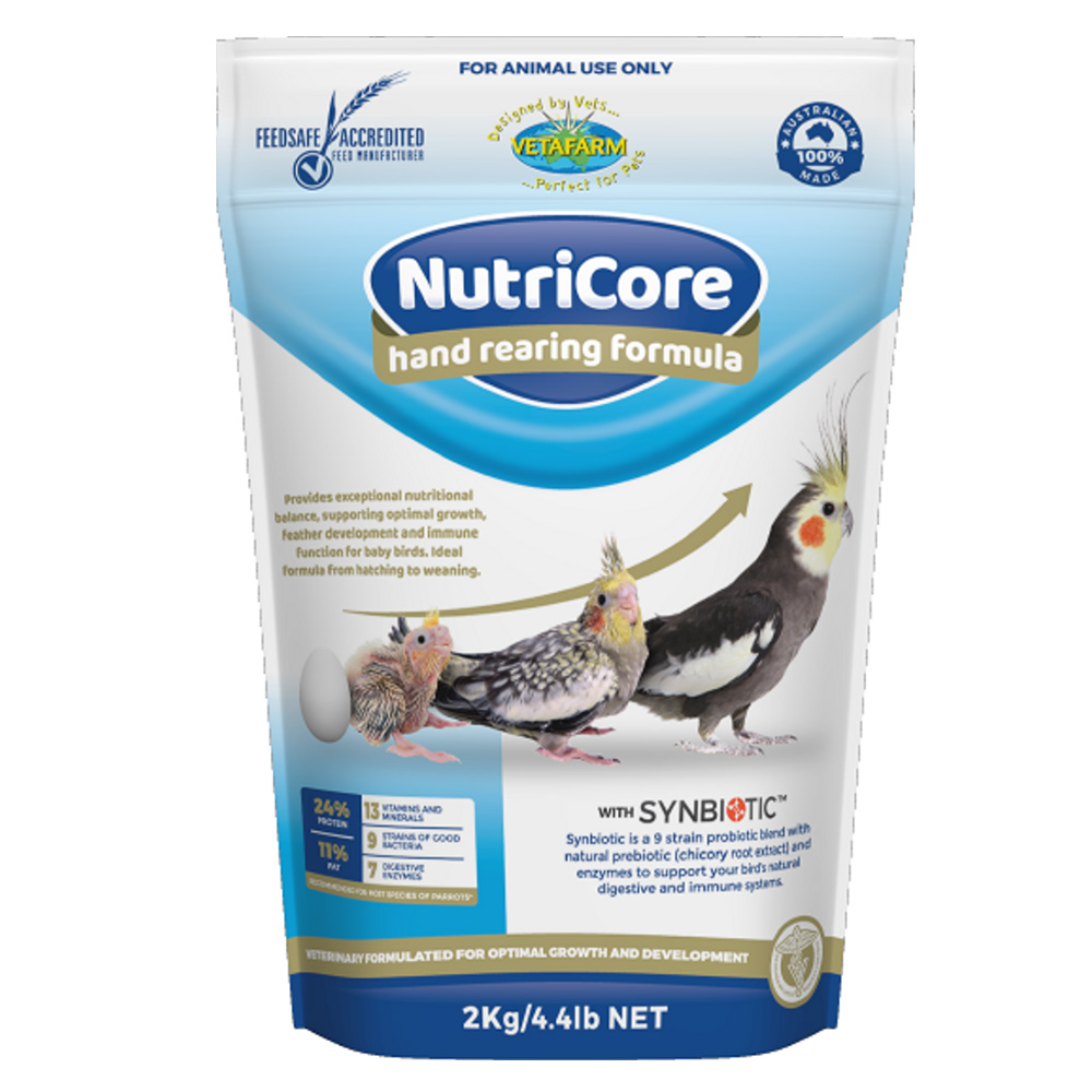 Buy Vetafarm Nutricore Hand Rearing Formula For Birds - Free Shipping