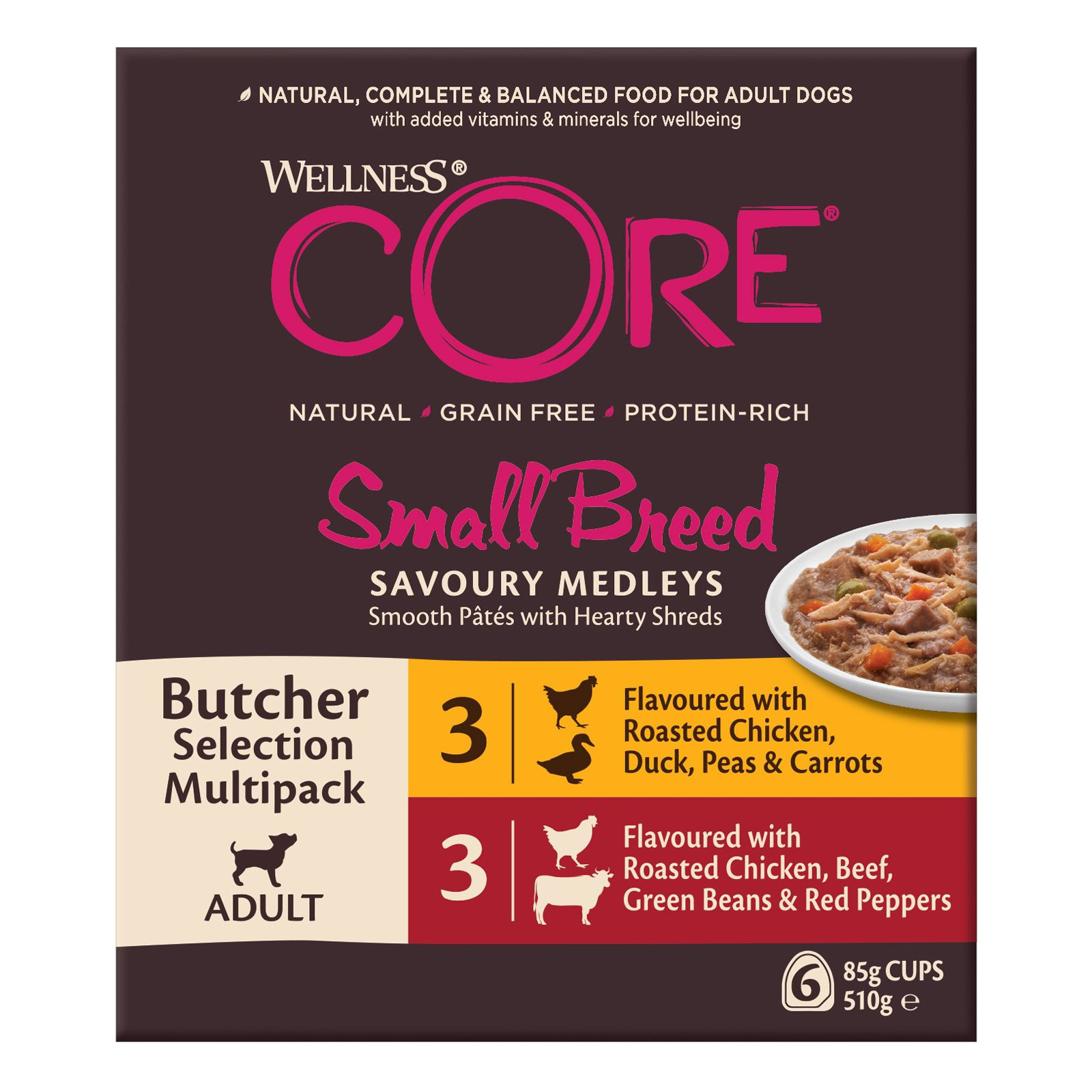 Wellness CORE Savoury Medleys Butchers Selection Multipack for Food