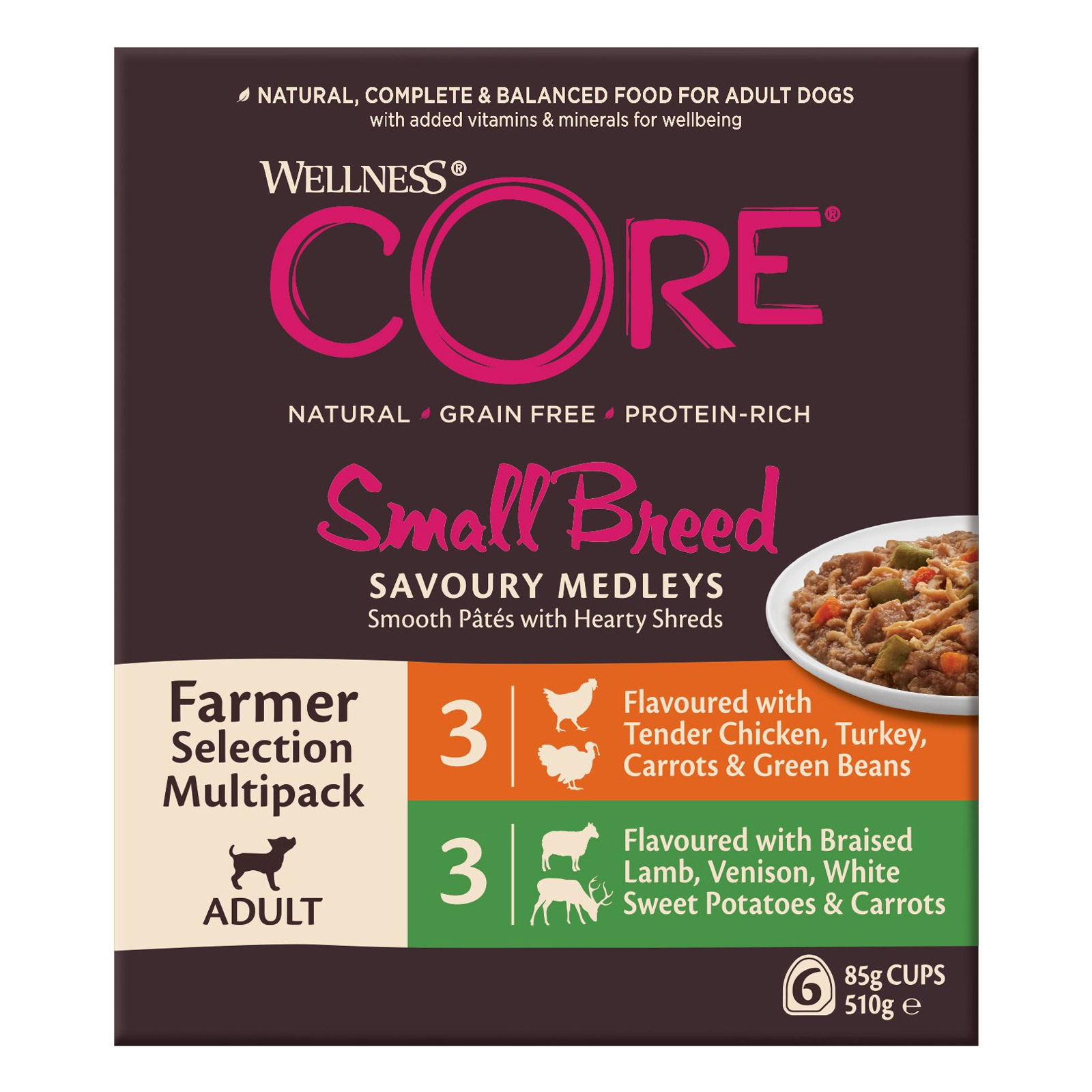 Wellness CORE Savoury Medleys Farmers Selection Multipack for Food