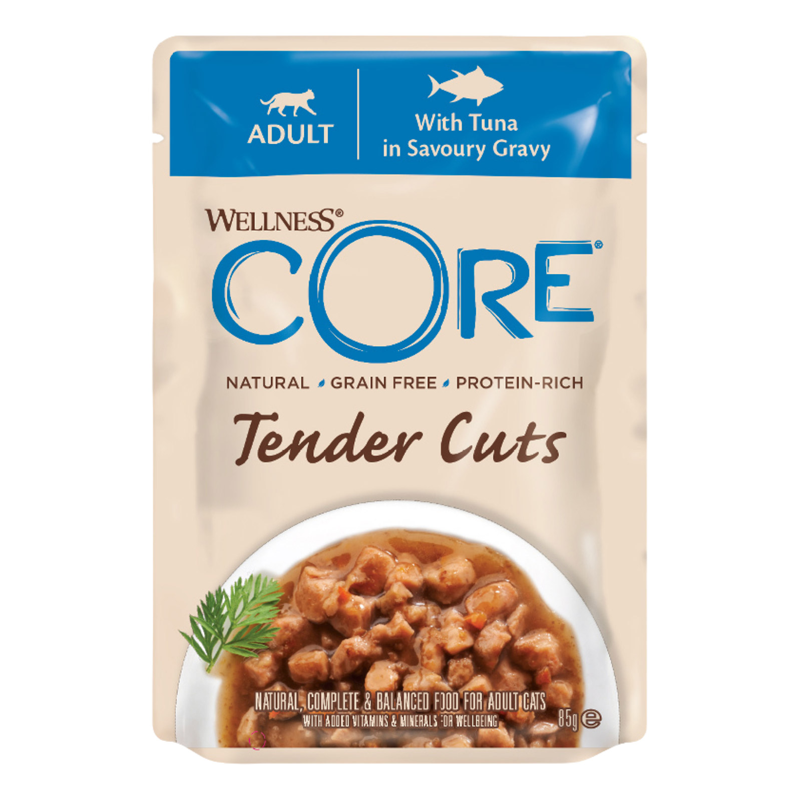 Wellness CORE Tender Cuts With Tuna In Savoury Gravy for Food